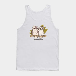 Cute Baby Kookaburra Bird Illustration Drawing Tank Top